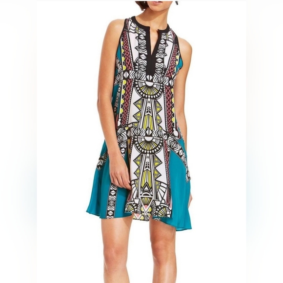 BAR III Women's Aztec Pattern Swing Dress, Sz. M. Accepting reasonable offers. - Picture 1 of 5